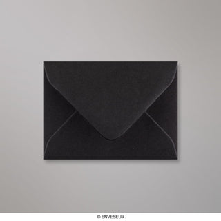 Black Gummed V-Flap Greeting Card Envelope (70 x 100mm)