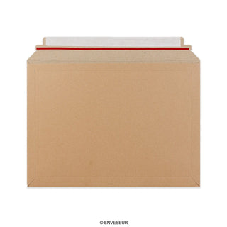 Manila Brown Peel & Seal Rigid Board Mailers Envelope (328 x 458mm)
