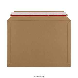 Manila Brown Peel & Seal Rigid Board Mailers Envelope (248 x 345mm)