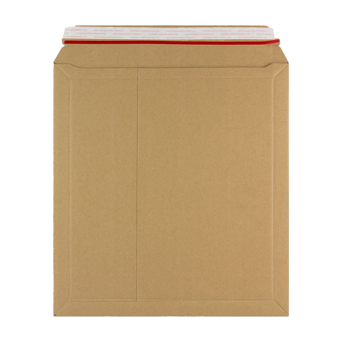 Manila Brown Peel & Seal Rigid Board Mailers Envelope (370 x 340mm)