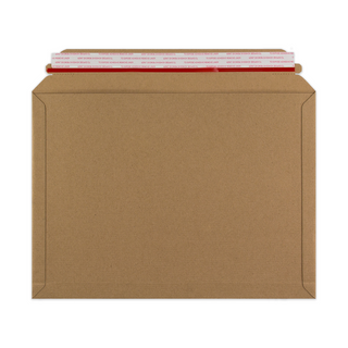 Manila Brown Peel & Seal Rigid Board Mailers Envelope (480 x 195mm)