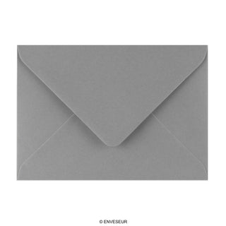 Dark Grey Gummed V-Flap Greeting Card Envelope (125 x 175mm)