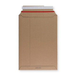 Manila Brown Peel & Seal Rigid Board Mailers Envelope (340 x 235mm)