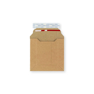 Manila Brown Peel & Seal Rigid Board Mailers Envelope (120 x 120mm)
