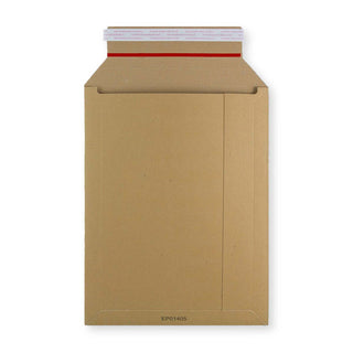 Manila Brown Peel & Seal Rigid Board Mailers Envelope (345 x 260mm)