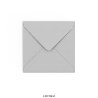 Pale Grey Gummed V-Flap Envelope (130 x 130mm)