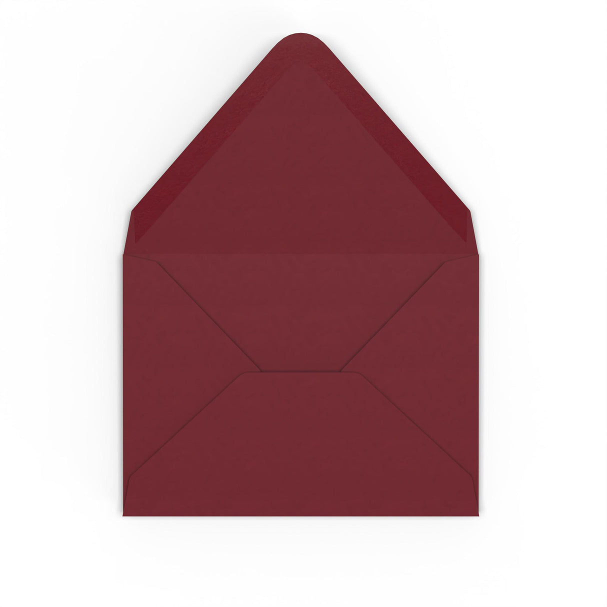 Burgundy envelopes
