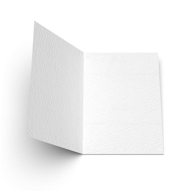 Folded Card Blanks White Hammer 128 x 178 mm 300 Gsm