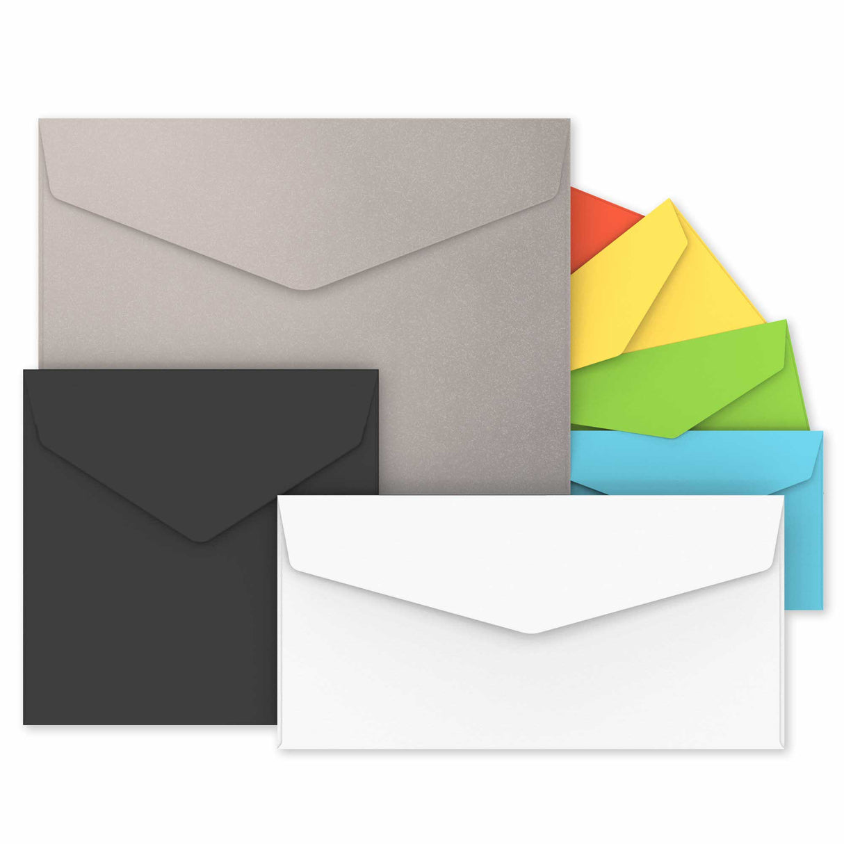 V-flap peel & seal envelopes