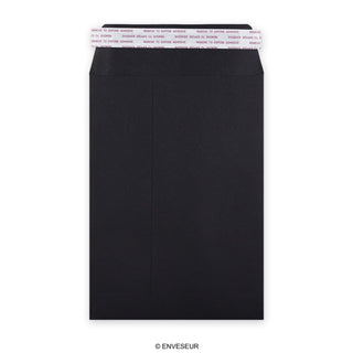 C5 Black Luxury Peel & Seal Envelope (229 x 162mm)