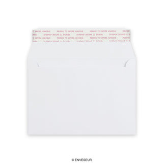 C6 White Luxury Peel & Seal Envelope (114 x 162mm)