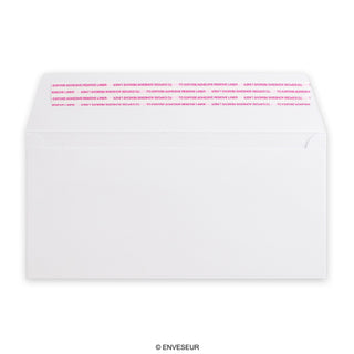 White Luxury Peel & Seal Envelope (114 x 229mm)