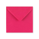 Fuschia Pink Gummed V-Flap Greeting Card Envelope (130 x 130mm)