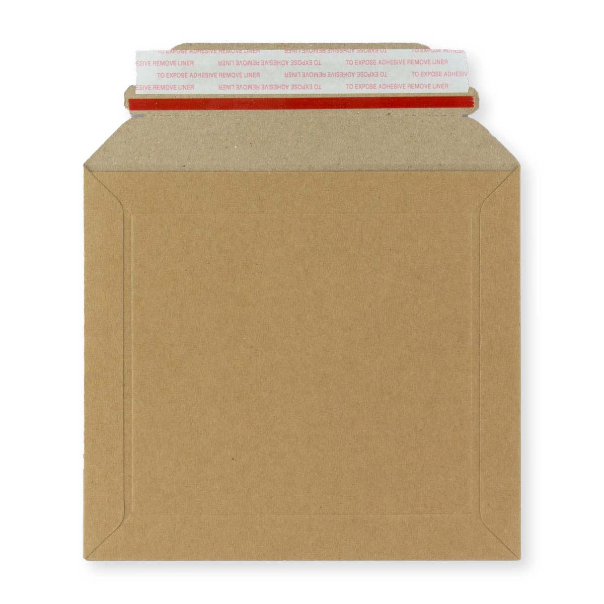 Manila Brown Peel & Seal Rigid Board Mailers Envelope (164 x 180mm)