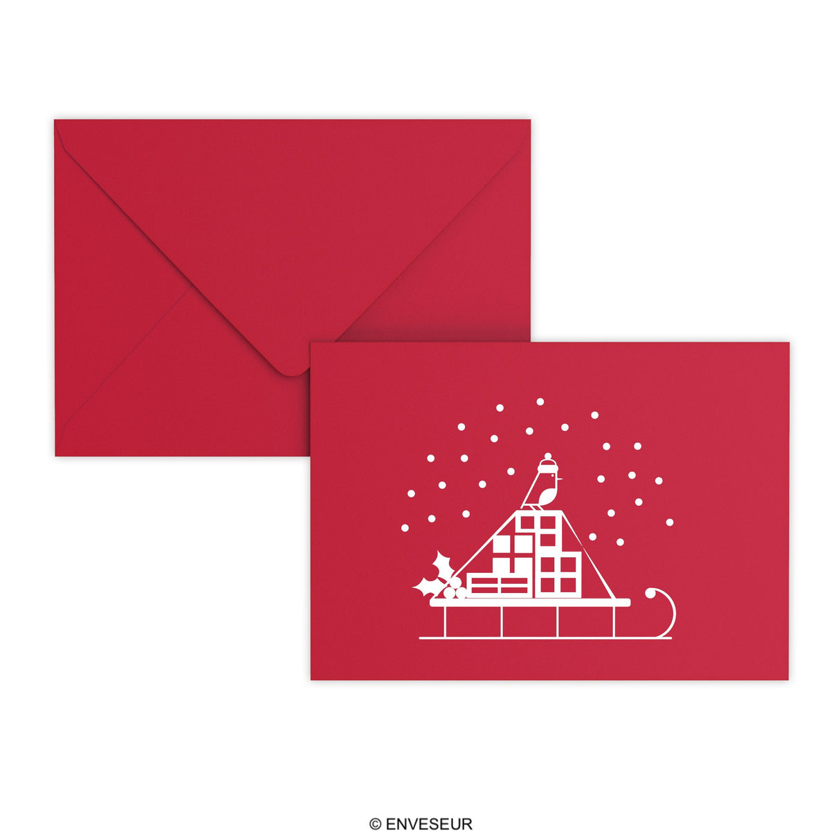 Christmas Envelope – Snow Sled