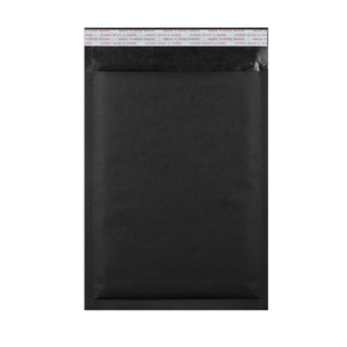 Coloured Kraft Paper Bubble Bag Mailers Black 350 x 250 mm