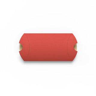 Corrugated Pillow Boxes Red 113 x 81 mm (C7)