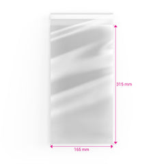 Cello Bags (Non-Header) Clear 315 x 165 mm