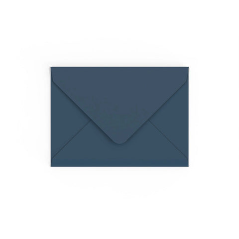 Navy Blue British Made Gummed V-Flap Envelope (133 x 184mm)