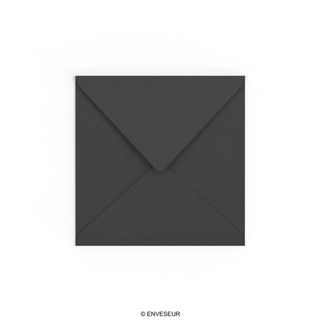 Černá obálka 155x155 mm