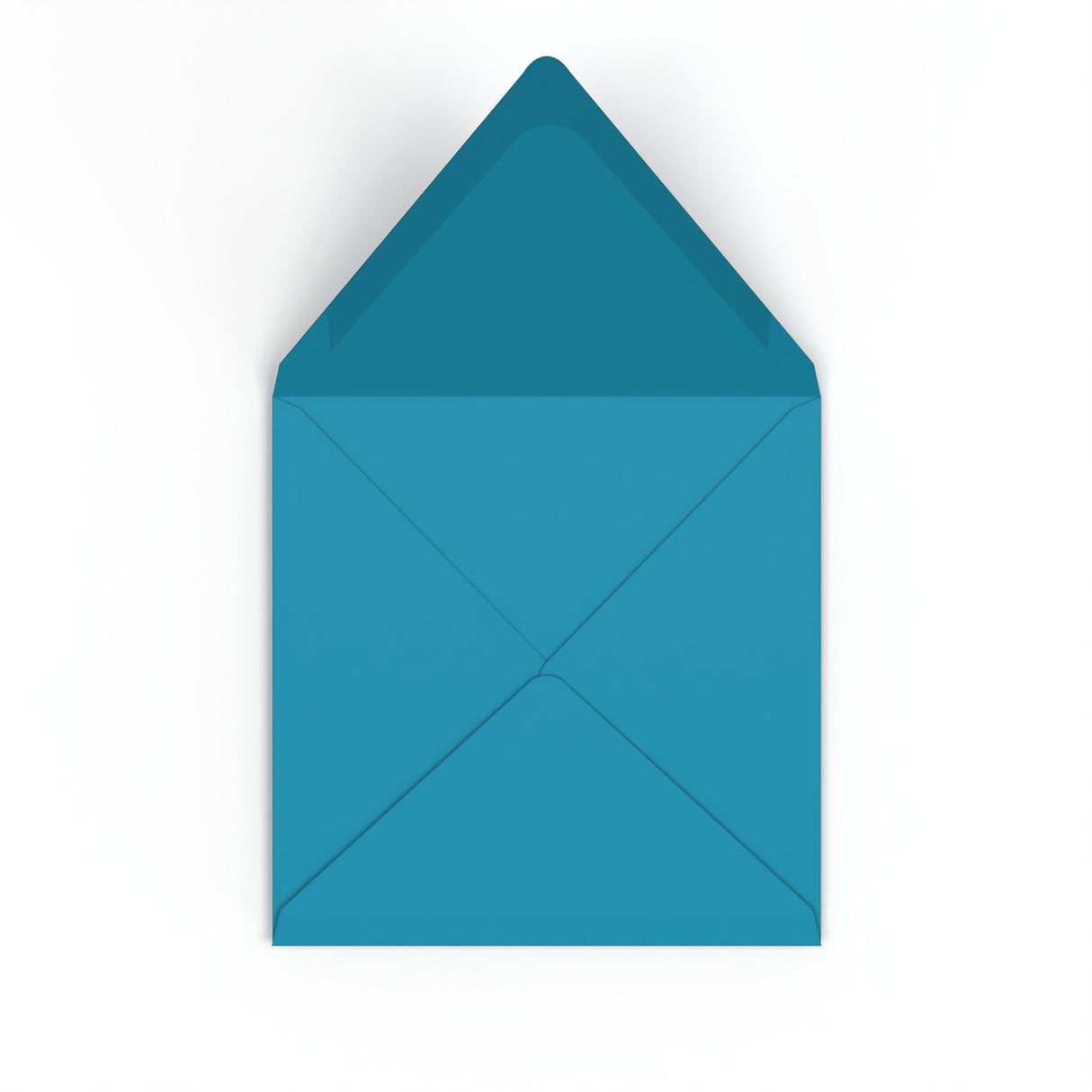 Navy Blue British Made Gummed V-Flap Envelope (155 x 155mm)