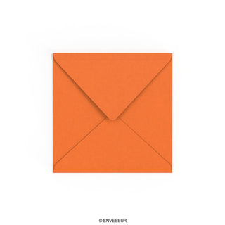 Flame orange envelope 155x155 mm