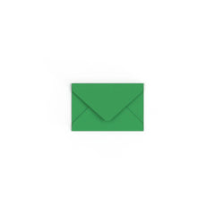 Kelly Green British Made Gummed Envelope (62 x 94mm)