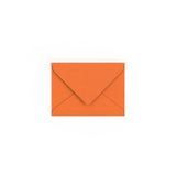 C7 Flame Orange British Made Gummed V-Flap Envelope (82 x 113mm)