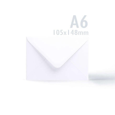 White Smooth Cards & Envelopes Pack White 114x162 mm + 105x148 mm