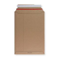Manila Brown Peel & Seal Rigid Board Mailers Envelope (340 x 235mm)