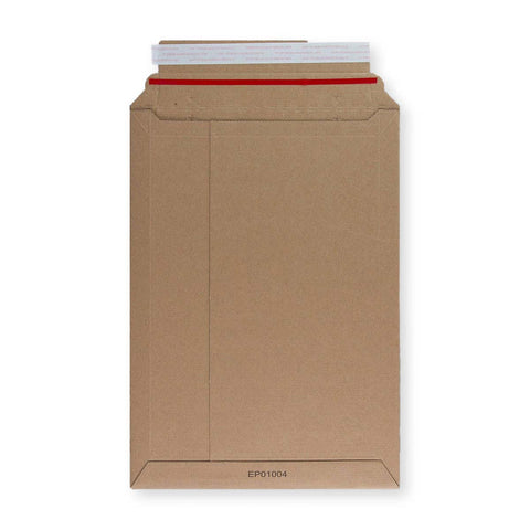Manila Brown Peel & Seal Rigid Board Mailers Envelope (340 x 235mm)
