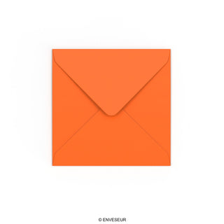 Oranžová obálka 130x130 mm