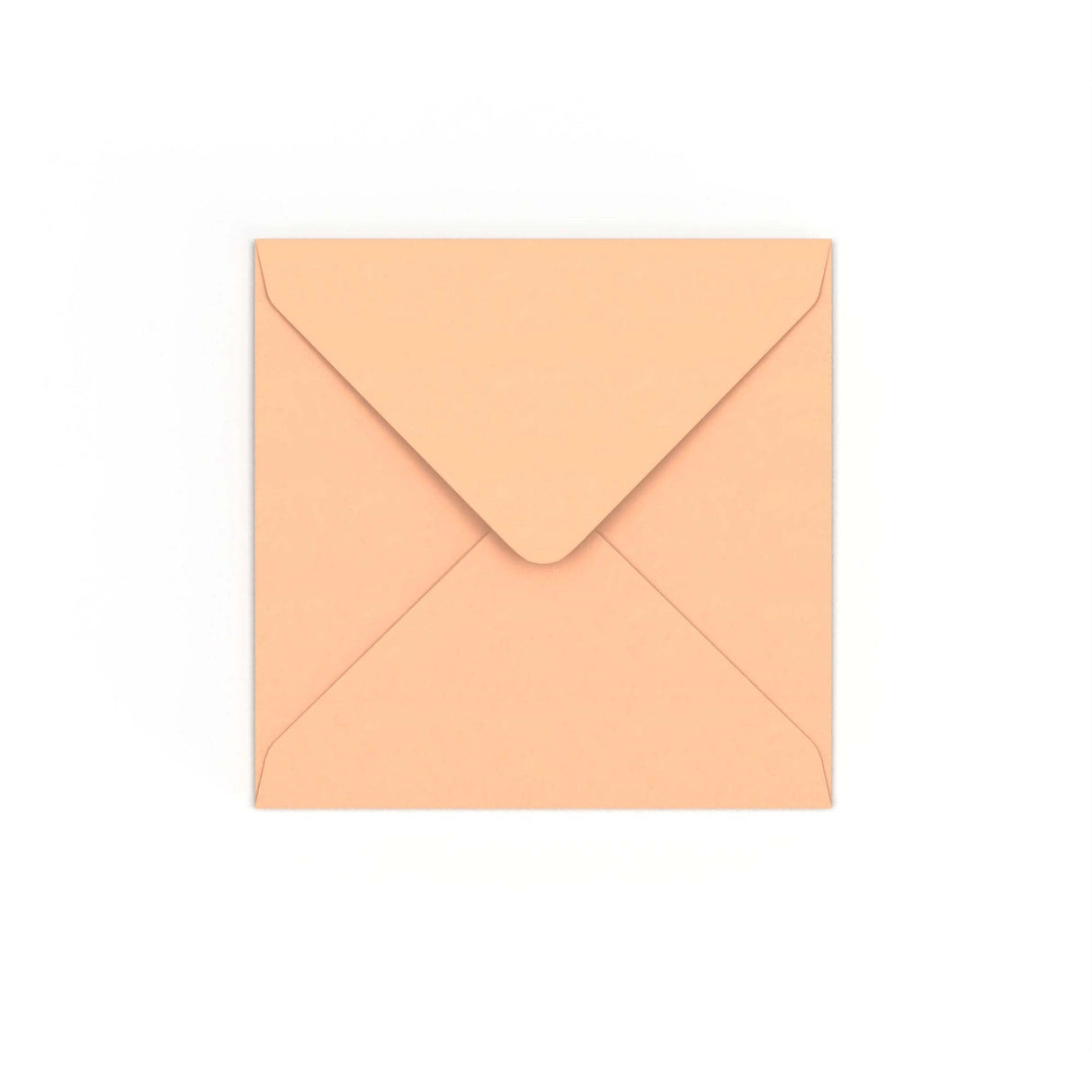 Salmon Pink Gummed V-Flap Envelope (130 x 130mm)