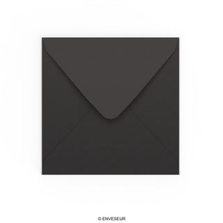 Černá obálka 155x155 mm