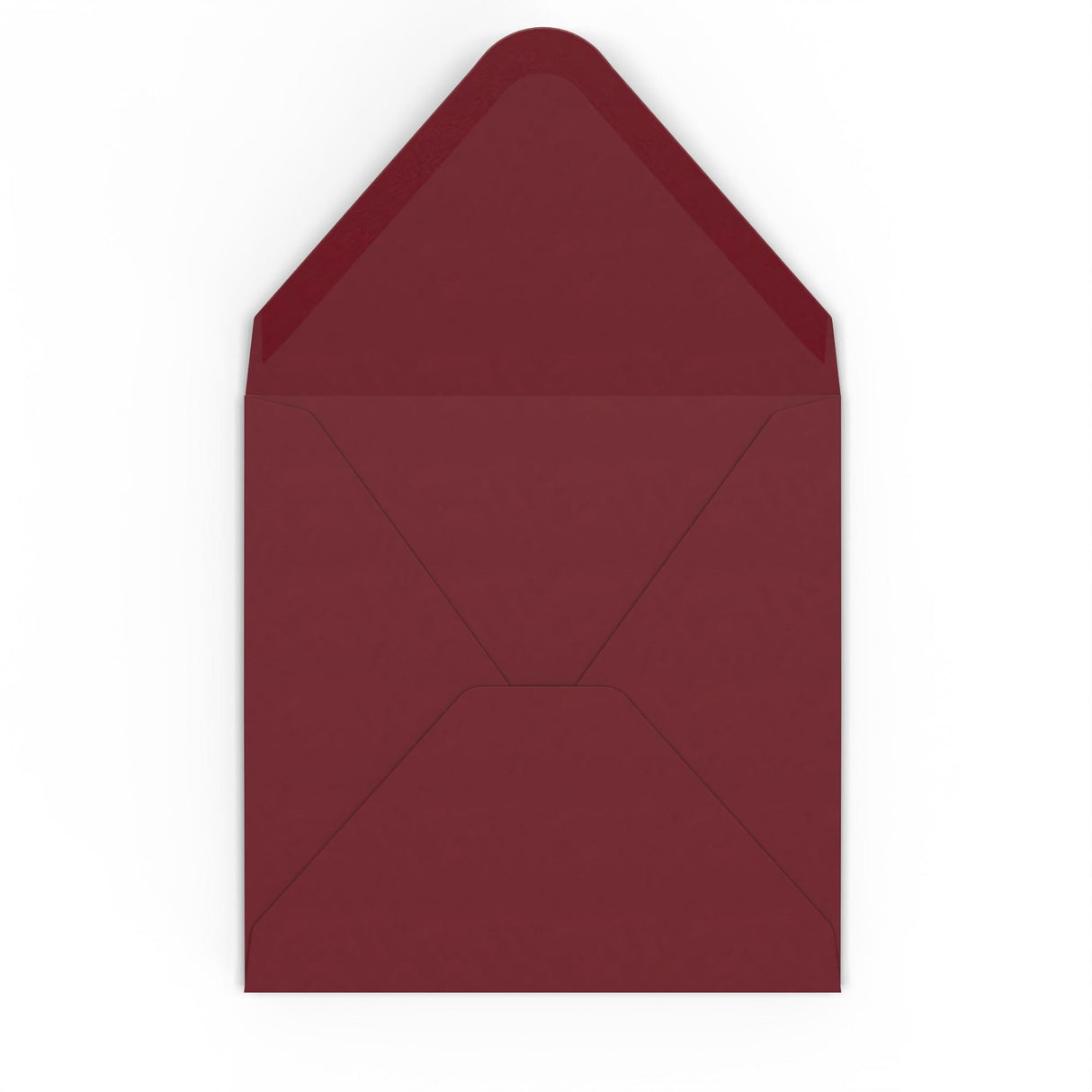 Burgundy envelopes
