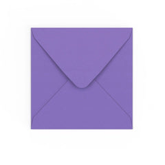 Purple Gummed V-Flap Envelope (155 x 155mm)