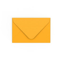 Dark Yellow Gummed V-Flap Envelope (65 x 94mm)