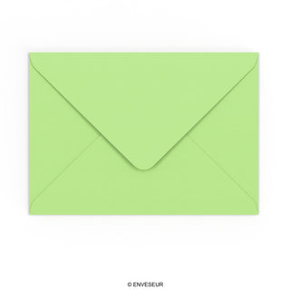 C5 Pale Green Gummed V-Flap Envelope (162 x 229mm)