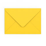 C5 Mid Yellow Gummed V-Flap Envelope (162 x 229mm)