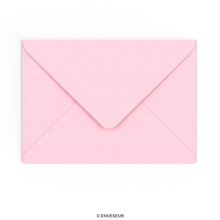 C5 Pale Pink Gummed V-Flap Envelope (162 x 229mm)