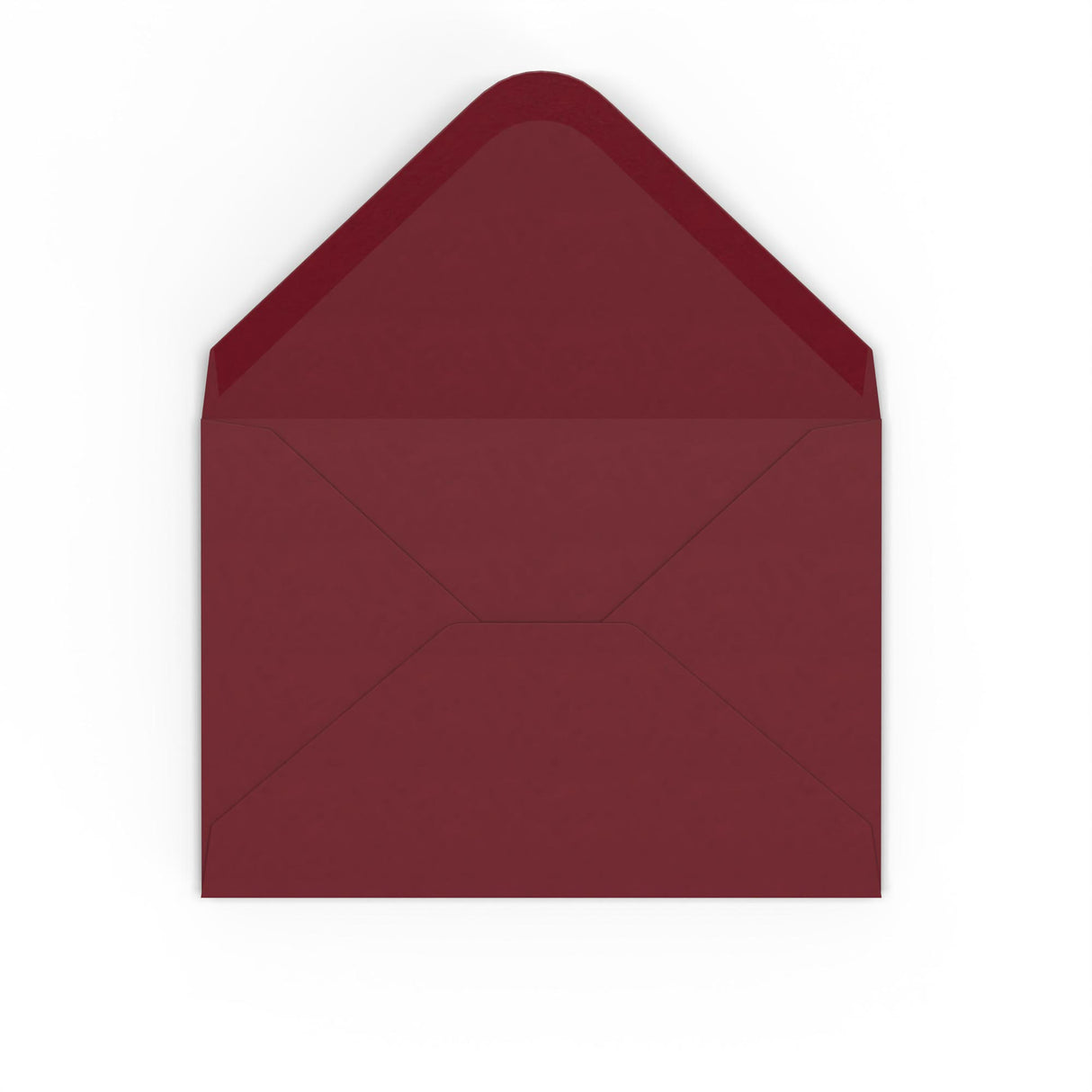 Burgundy envelopes