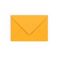 C6 Dark Yellow Gummed V-Flap Envelope (114 x 162mm)