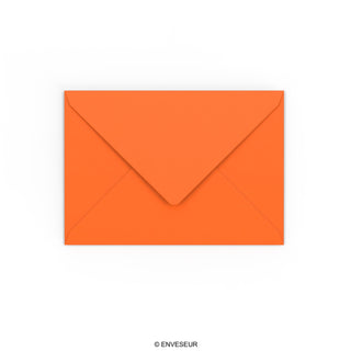 Oranžová obálka 114x162 mm (C6)