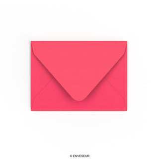 C7 Bright Pink Gummed V-Flap Envelope (82 x 113mm)