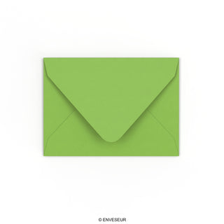 C7 Mid Green Gummed V-Flap Envelope (82 x 113mm)
