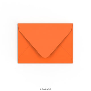 Oranžová obálka 82x113 mm (C7)