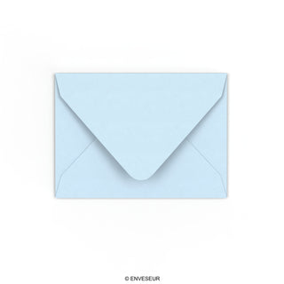 C7 Pale Blue Gummed V-Flap Envelope (82 x 113mm)