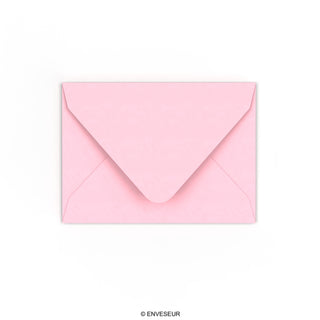 C7 Pale Pink Gummed V-Flap Envelope (82 x 113mm)