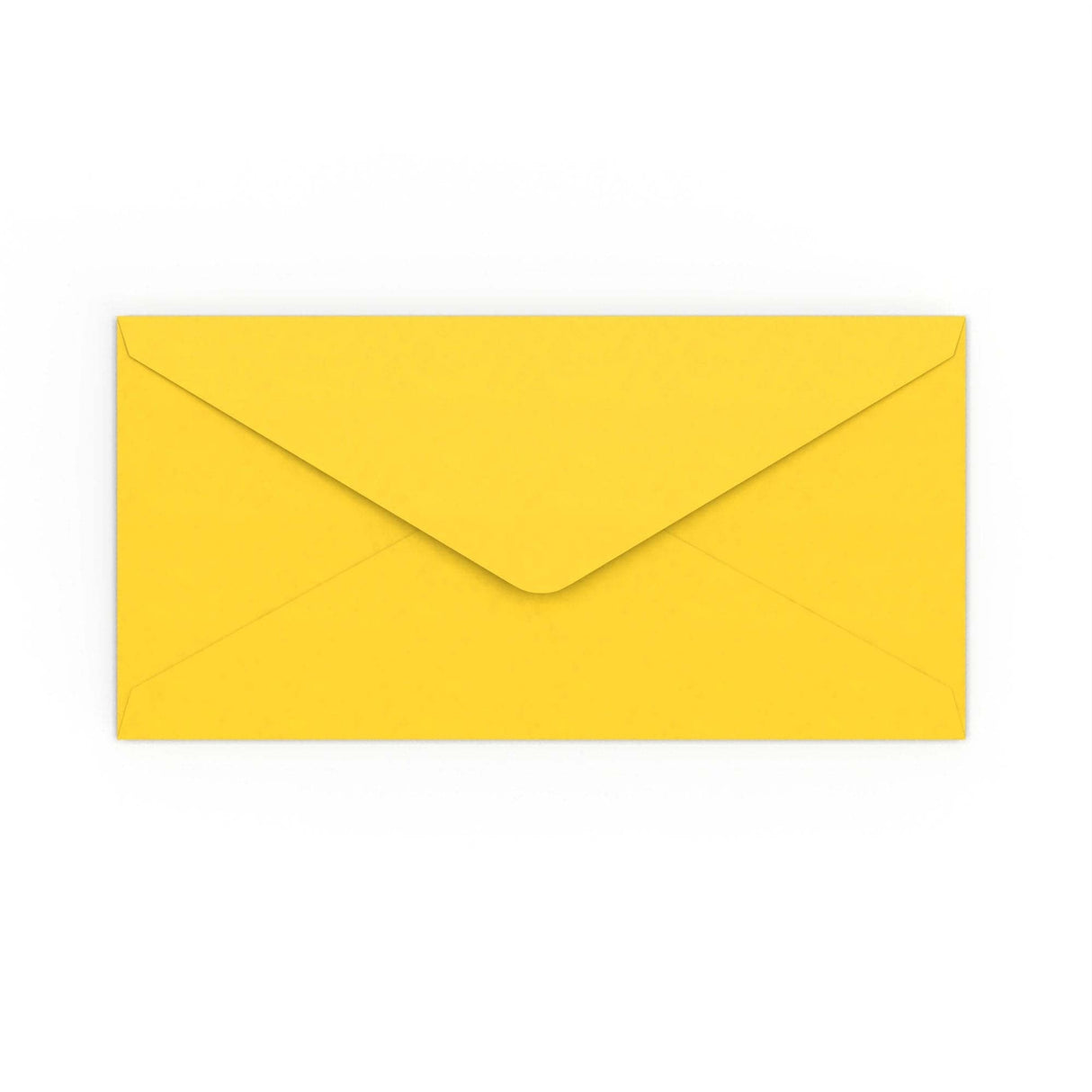 DL Mid Yellow Gummed V-Flap Envelope (110 x 220mm)