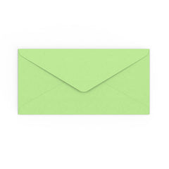 DL Pale Green Gummed V-Flap Envelope (110 x 220mm)